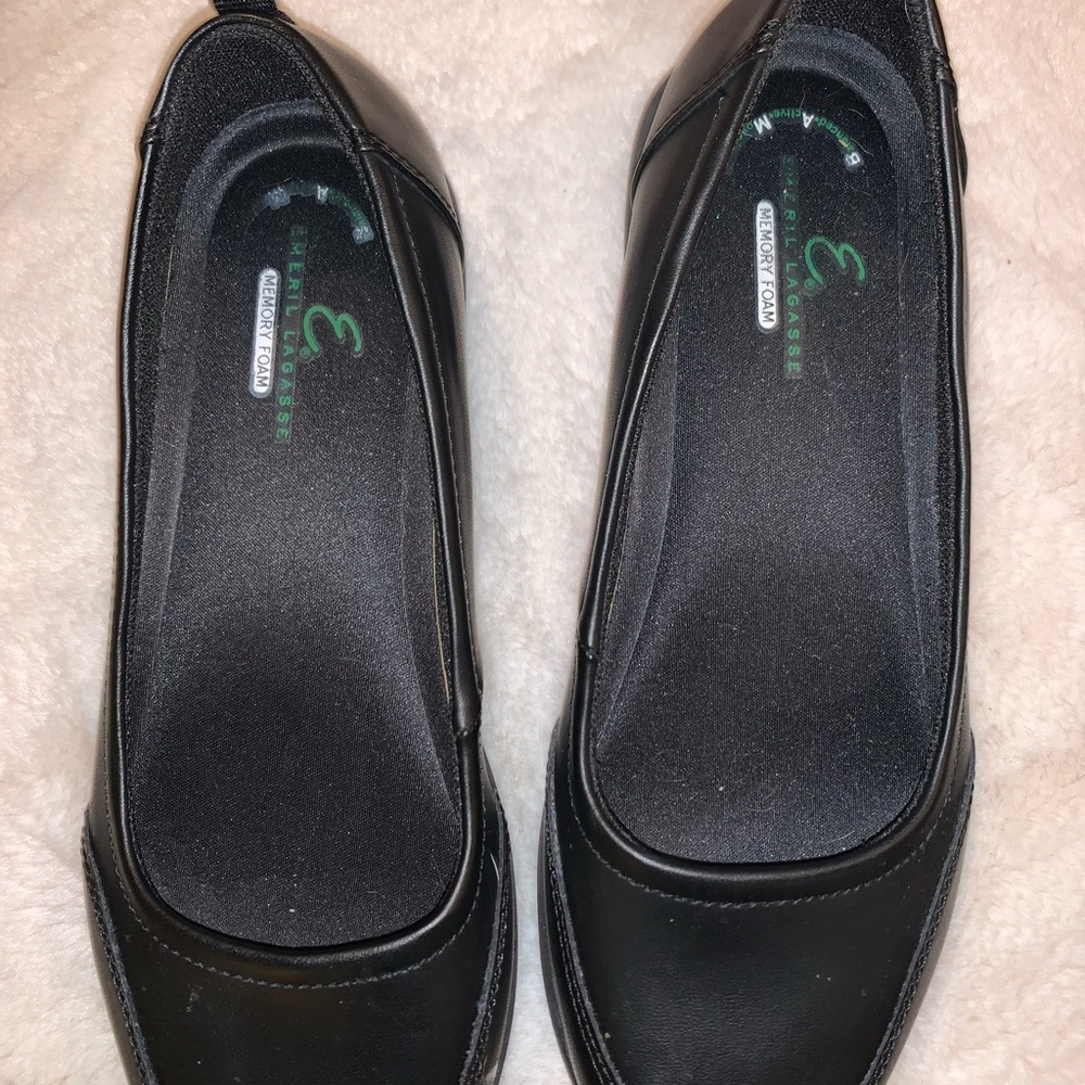 8W Emeril lagasse black work shoes, slip resistant